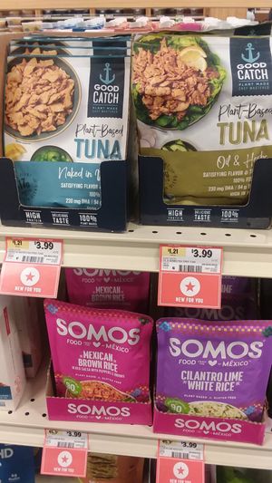 Vegan tuna and rice at Sprouts Farmers Market in Naples