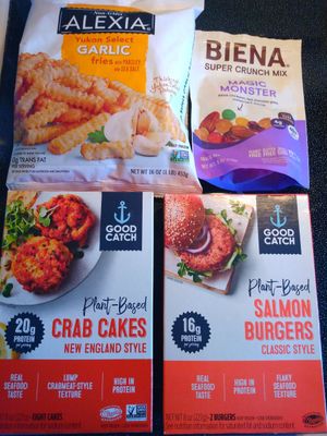 Some of their many vegan items at Sprouts Farmers Market in Naples