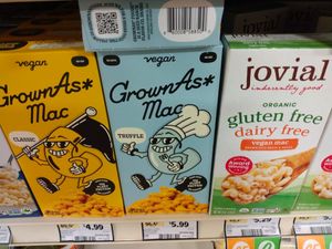 Some of their vegan Mac and cheese at Sprouts Farmers Market in Naples