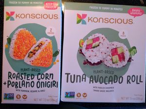 Some of their vegan sushi in Frozen section at Sprouts Farmers Market in Naples