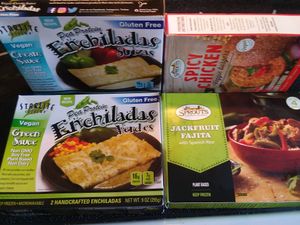 Some vegan frozen foods at Sprouts Farmers Market in Naples