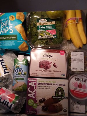 Some vegan food from Sprouts at Sprouts Farmers Market in Naples