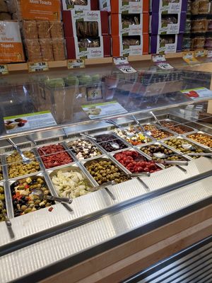 Olive bar at Sprouts Farmers Market in Naples