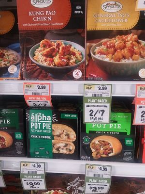 Lots of vegan frozen food at Sprouts Farmers Market in Naples