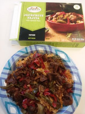 Jackfruit fajita at Sprouts Farmers Market in Naples