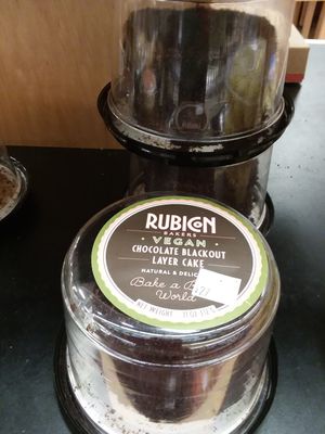 Small vegan chocolate cakes at Sprouts Farmers Market in Naples