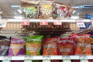 Some of their vegan snacks at Sprouts Farmers Market in Naples