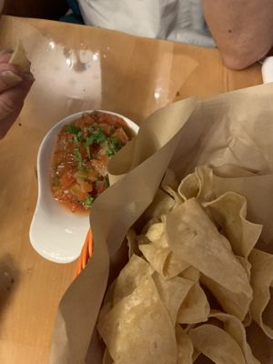 Homemade Chips  at Cunada in New Orleans