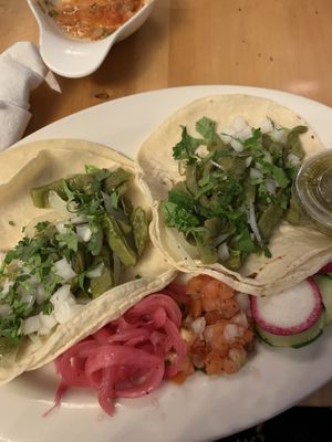 Cactus taco  at Cunada in New Orleans