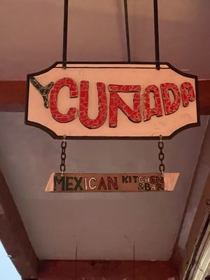 Outside  at Cunada in New Orleans