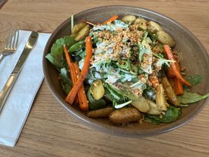 Healthy and delicious entree salad  at Tony Tutto Pizza in Ross