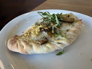 Calzone off of the Vegan Chef Challenge menu  at Tony Tutto Pizza in Ross
