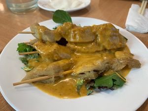 Satay Skewers at Tian Ci Vegan in Darlington
