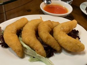 Konica prawns at Tian Ci Vegan in Darlington