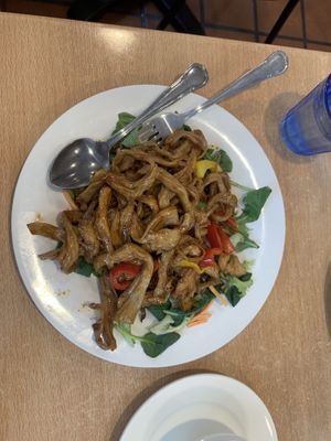 Veggie Lamb with Mongolian Sauce  at Tian Ci Vegan in Darlington