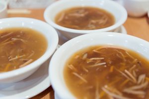 Amazing vegetarian food, I must say!!!Good serving size and nice peope. We ordered veggie shark fin soup and veggie lamb with Malaysian styled Rendang Curry!!! So delicious!!! at Tian Ci Vegan in Darlington