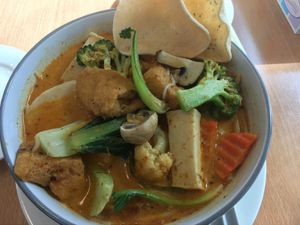 Vegan Laksa at Tian Ci Vegan in Darlington