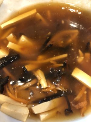 Hot and Sour Soup at Tian Ci Vegan in Darlington