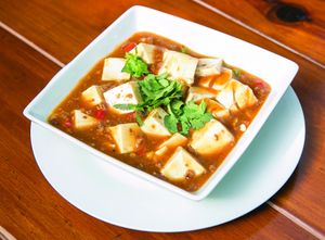Mapo Tofu (spicy) at Tian Ci Vegan in Darlington