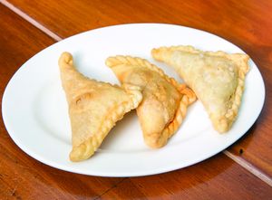Curry Puffs at Tian Ci Vegan in Darlington