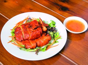 Veggie Duck with Plum Sauce at Tian Ci Vegan in Darlington