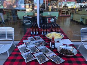 Farmers Market Stand at Chuco Chile Company in El Paso