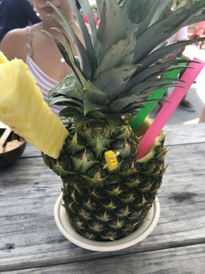 Pineapple juice at Dallas Farmers Market in Dallas