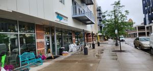 Outside at For the Love of Sugar in Detroit