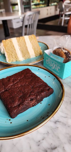 Brownie, cake, icecream sandwich at For the Love of Sugar in Detroit