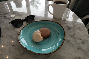 Vegan Macaroons (Coffee and Chocolate) at For the Love of Sugar in Detroit