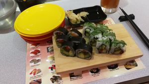 Extra plate the made us at Seng Sushi in Karlsruhe