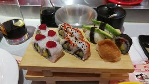 Extra plate the made us at Seng Sushi in Karlsruhe