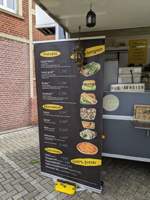 Angebote Übersicht at Ehsan - Food Truck in Papenburg