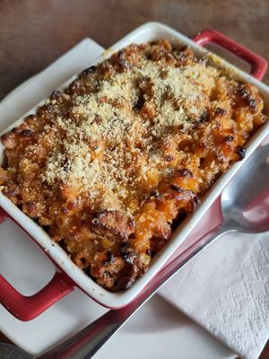 Best pasta bake ever at Plant Club in North London