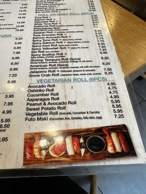 Great options that even can be modified   at Ryo Sushi in Chicago