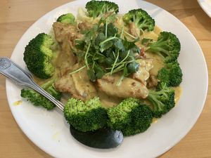   at Golden Lotus Vegan Restaurant in Oakland