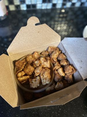 Sweet & Sour VEGAN Chicken (Sauce Separate)  at Golden Lotus Vegan Restaurant in Oakland