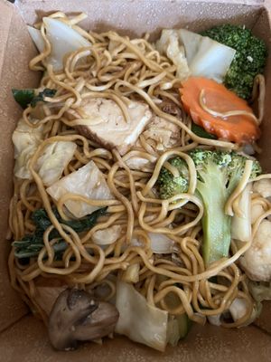 Chow Mein  at Golden Lotus Vegan Restaurant in Oakland