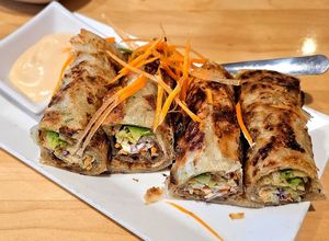 Mushu mushu at Golden Lotus Vegan Restaurant in Oakland