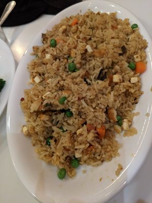 Indian Fried Rice at Golden Lotus Vegan Restaurant in Oakland