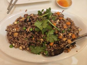 Royal fried rice at Golden Lotus Vegan Restaurant in Oakland