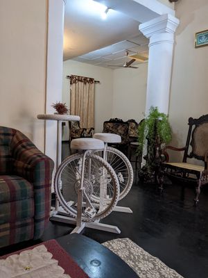 Inside at Cafe 82 in Galle