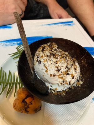 Coconut mile ice cream   at Cafe 82 in Galle