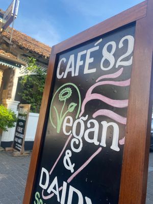 Vegan! at Cafe 82 in Galle