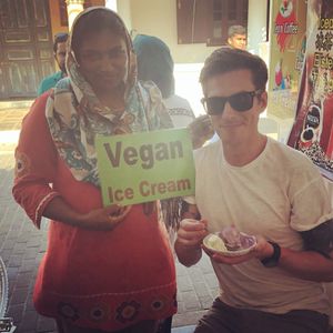 Vegan ice cream.  at Cafe 82 in Galle