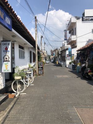 A light at the end of the tunnel! at Cafe 82 in Galle