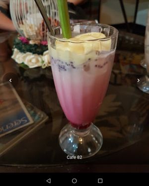 Vegan milk shake..  very tasty...  at Cafe 82 in Galle