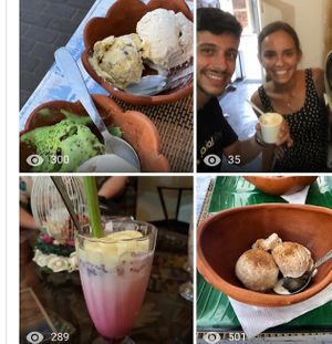 Happy customers  at Cafe 82 in Galle