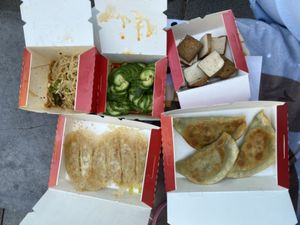 Our food haul under $30  at Dough Zone in Seattle