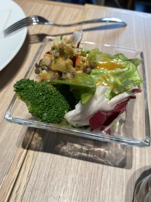 Mini salad at M's Table in Yokohama